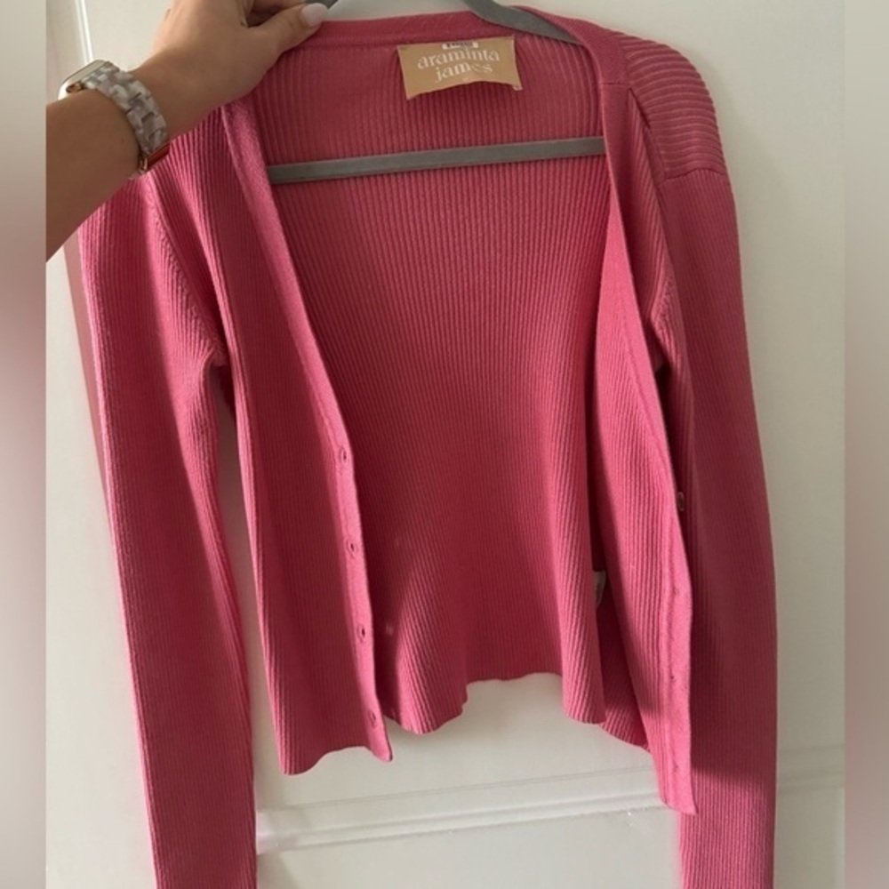 Araminta James Cardigan Pink​​​